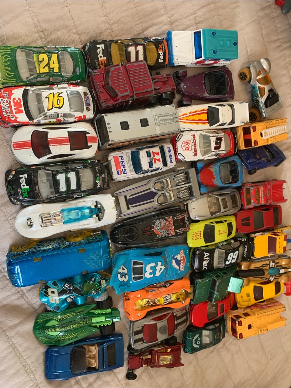 Mixed Kids Toy Cars Pack - Multicolor Hot Wheels Style Set